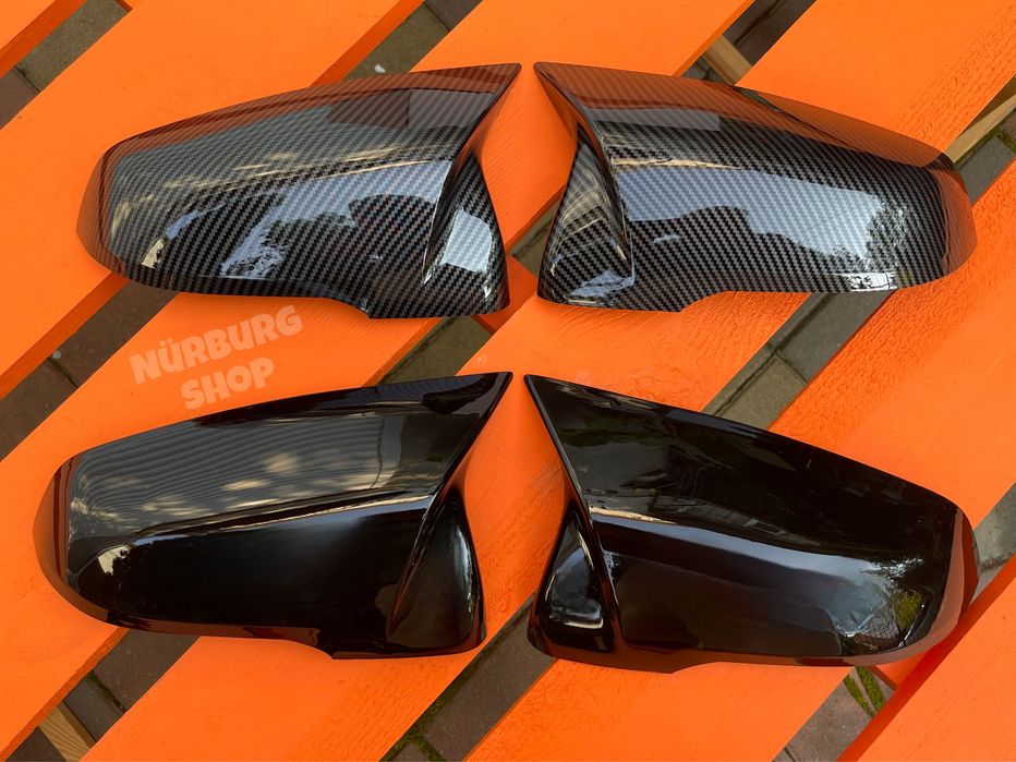 М накладки на зеркала BMW F39 F48 F44 F45 F46 F40 G39 черные карбон