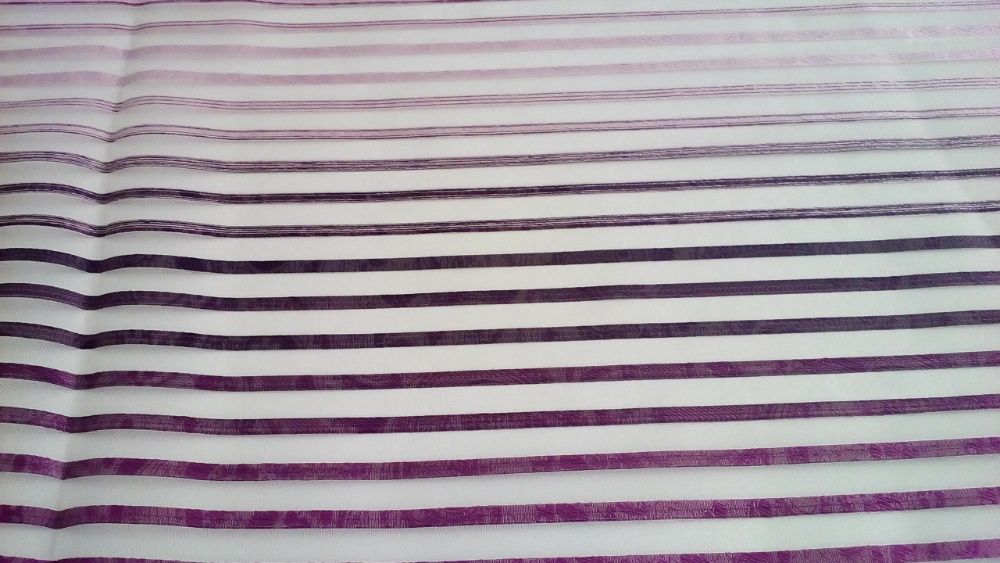 Tecido transparente e texturado p/ fazer cortinados - padrão elegante