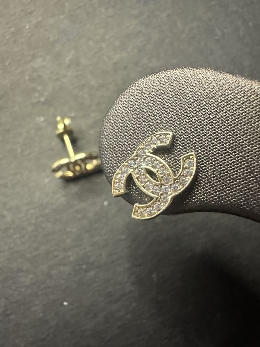 Zlote kolczyki Chanel