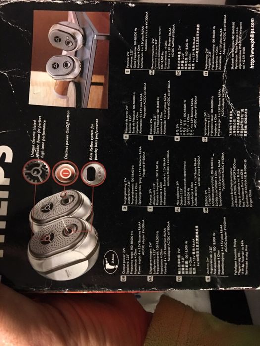 Colunas portáteis Philips