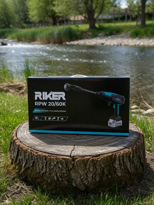 Мийка висого тиску акумуляторна Riker RPW 20/60К. Безщітковий двигун.