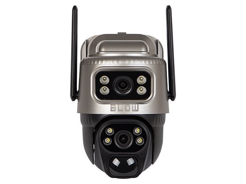 Zewnętrzna kamera BLOW WiFi PTZ 4MP H-384 DualLens + solar 78-668#