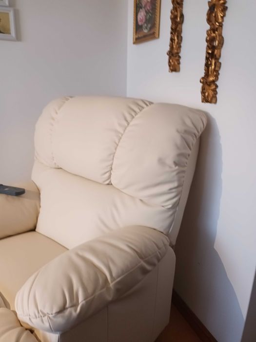 Poltrona Eléctrica Relax Ortopédica Bege Por Estrear