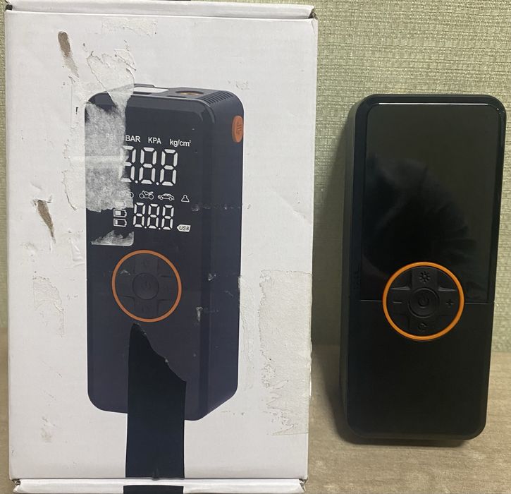 Портативный воздушный компрессор с цифровым дисплеем