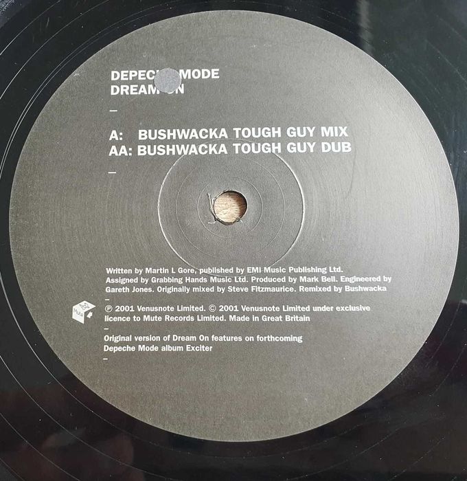 Depeche Mode - Dream On 12" promo P12BONG30 winyl