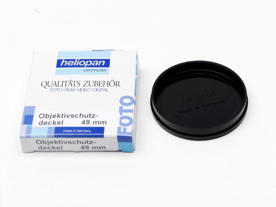 Tampas para objetiva (49mm e 58 mm)