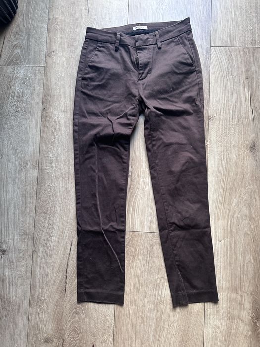 Brazowe spodnie orsay r34