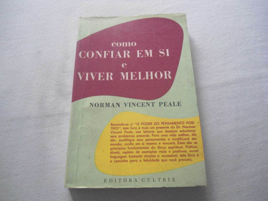 Como Confiar em si e viver melhor por Norman Vincent Peale