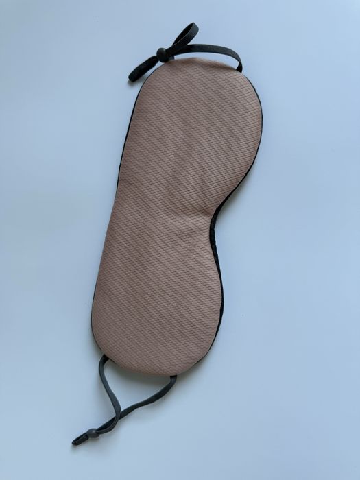 Dwustronna maska na oczy do snu – ciepło-chłodząca, idealna w podróży, całkowicie nieprzepuszczająca światła. Miękka, wygodna i delikatna/ unisex.