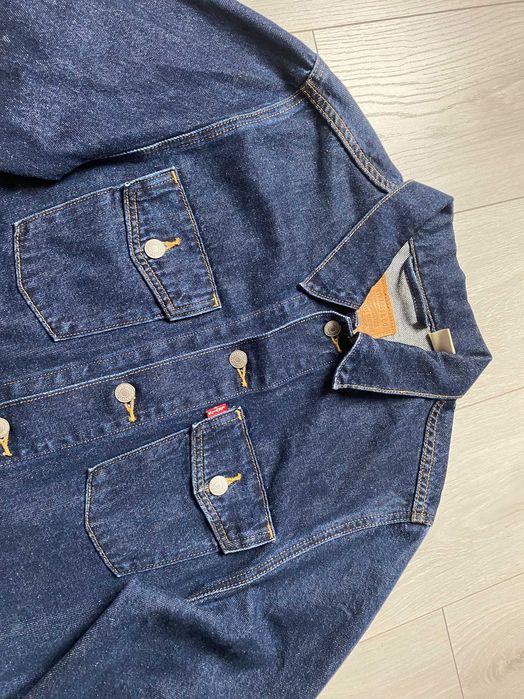 LEVIS r.L oryginalna kurtka jeansowa damska szerokie rękawy stan BDB