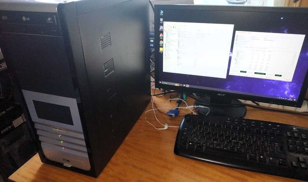 Системний блок (БЕЗ МОНІТОРУ!) на базі Asus P5K+Intel Core 2 Duo E6550