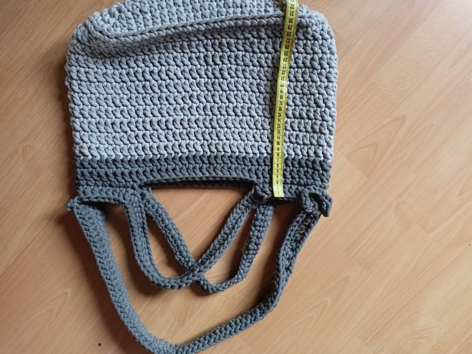 Torebka ze sznurka, handmade