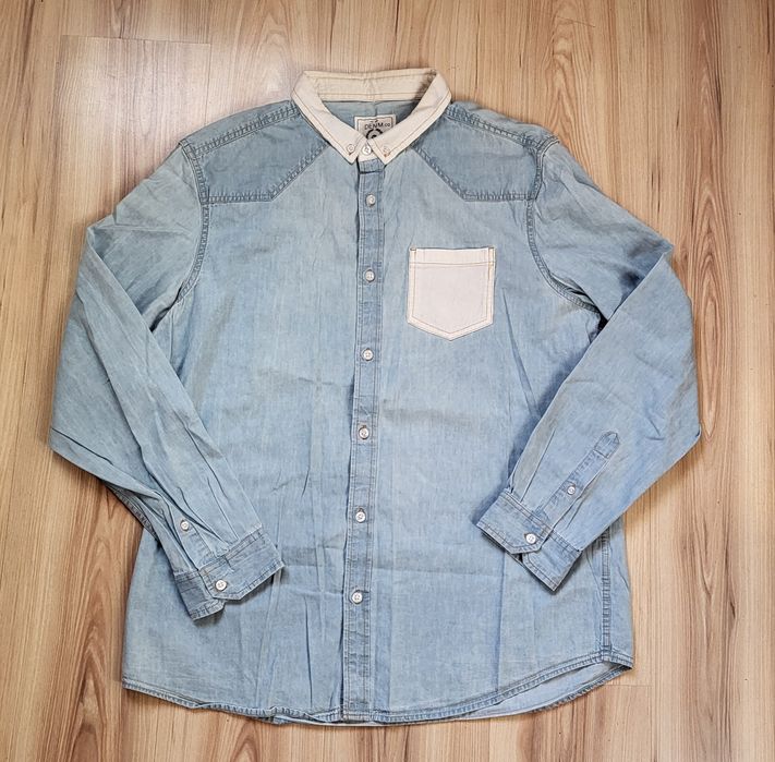 Koszula męska vintage jeans XL