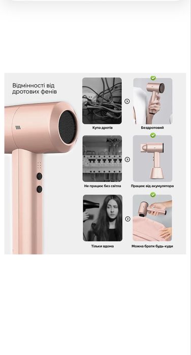 Бездротовий фен