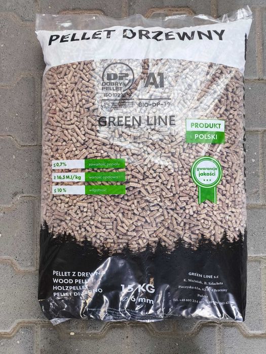Pellet drzewny - Tani - A1 Green Line - Polski produkt!