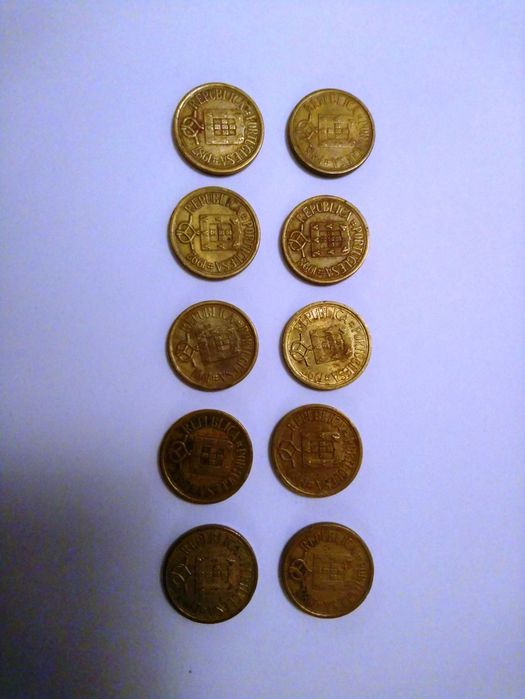 10 Moedas antigas de 10$00, Republica Portuguesa (1987 a 1999)