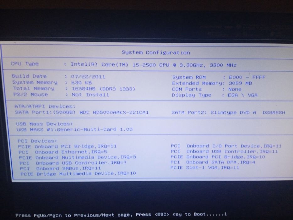 Моноблок , i5 + 16 ram + hd 500 gd + wifi + audio .