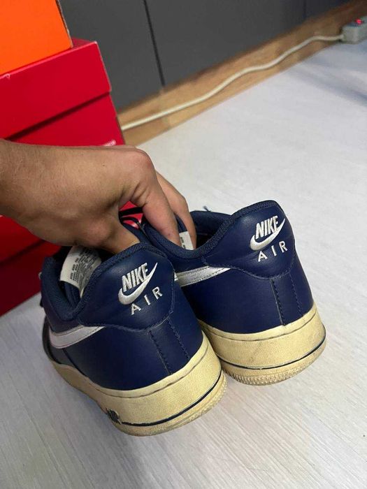 Кроссовки Nike Air Force 1 Low синие — Размер 45 (29 см)