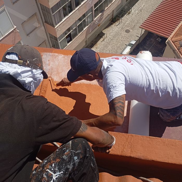 Lavagem e impermeabilização de telhados /Trabalhos Verticais