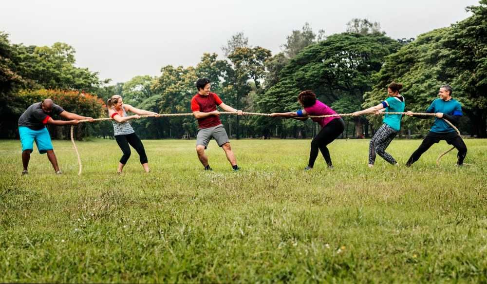 Jogo de tração a corda Tug of War 10M