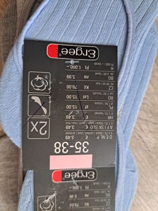 Krótkie skarpetki damskie/ stopki - 9x2 pak (18 par) - rozm 35-39
