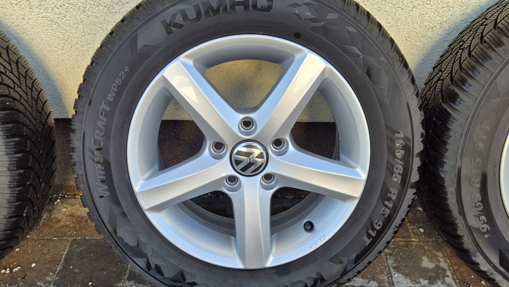 Koła felgi aluminiowe 15" VW Seat Skoda 5x112