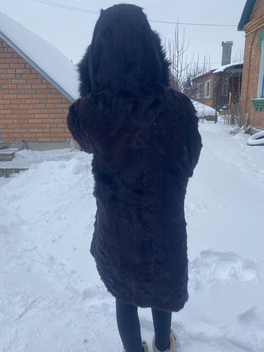 Шуба з кози натуральна зимова