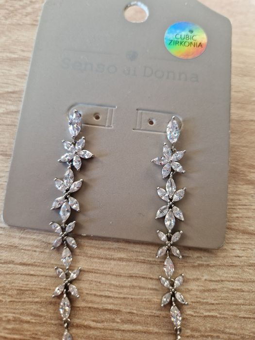 Nowe srebrne kolczyki Bijou Brigitte