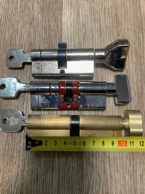 Цилиндр половинка замок ABLOY Novel Protec243 (32,5*10,5) хром.Новая