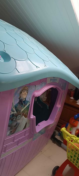 Casinha brincar da Frozen, casa de brincar. Casa menina