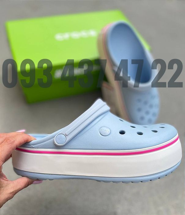 Нереально Круті Crocs на Платформі Crocband Platform Жіночі Крокси