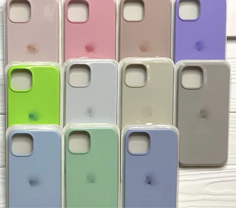 Силіконовий чохол чехол кейс з мікрофіброю для на IPhone 13 Pro Max