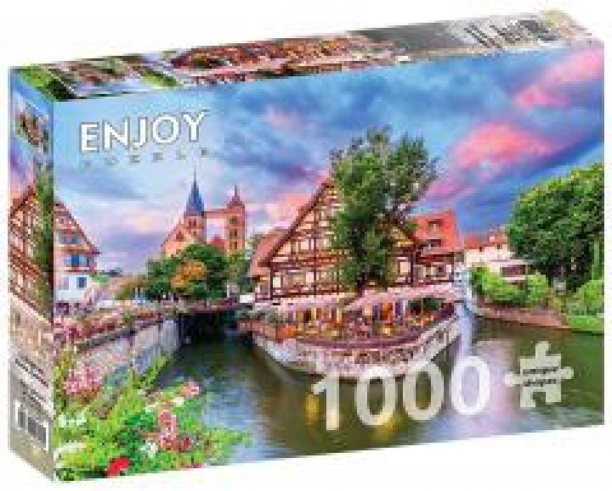 Puzzle 1000 Esslingen am Necker, Niemcy pudełko,238x339 mm