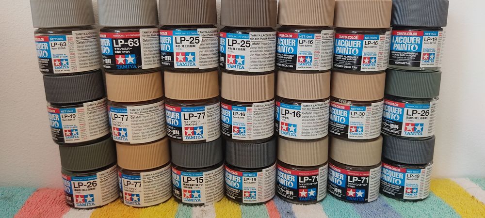 130 Tintas Tamiya Lacquer