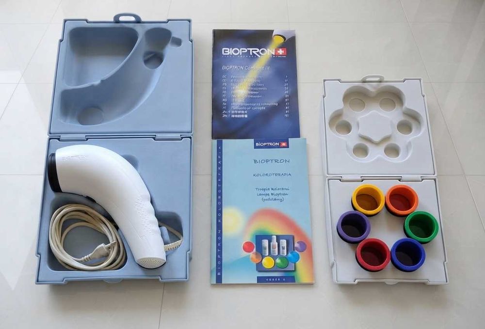 Lampa Zepter Bioptron Compact 3 + Koloroterapia 6 filtrów Lampa do naświetleń
