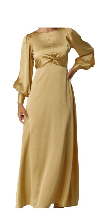 Sukienka M wesele maxi Lila Light Gold Tahlira