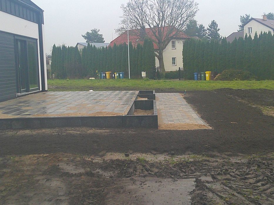 Polbruki Kostka kamienna tarasy,schody,podwórka,parkingi kompleksowo