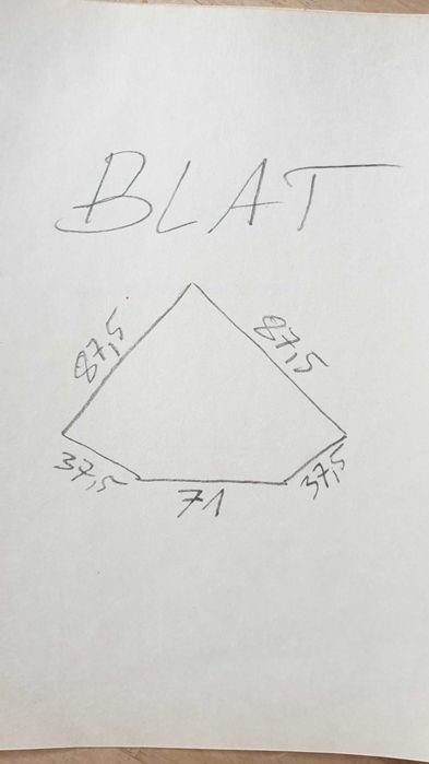 Biurko Narożne - Drewno