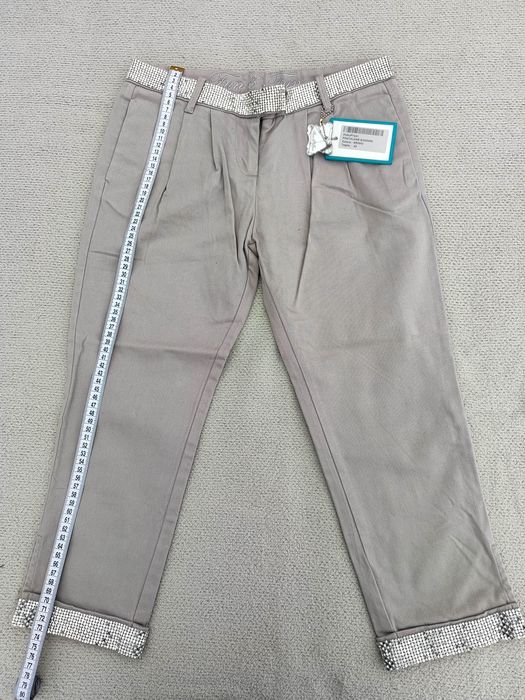 Штани жіночі, прикрашені камінцями. 42 розмір