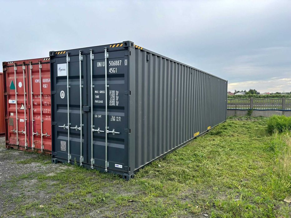 Kontener Morski Magazynowy 40 HC One Way 2,9 wysoki + Transport HDS