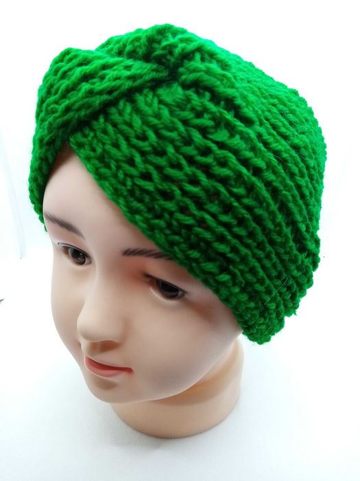 Opaska na głowę; turban, handmade; rękodzieło