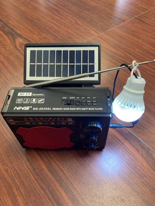 Radio portátil Solar