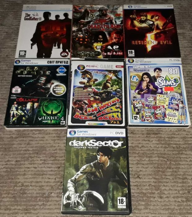 Диск с играми для ПК.