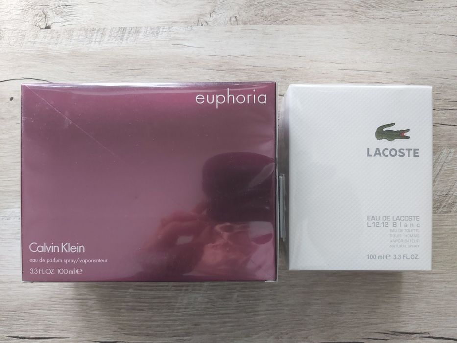 Calvin Klein Euphoria 100 мл/Lacoste Eau De L.12.12 Blanc 100 мл