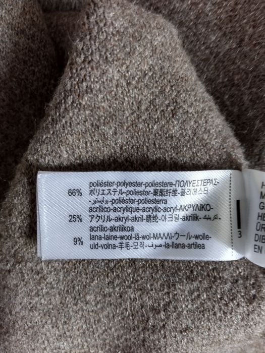 Dzianinowy krótki płaszczyk z peleryną Zara L-XL