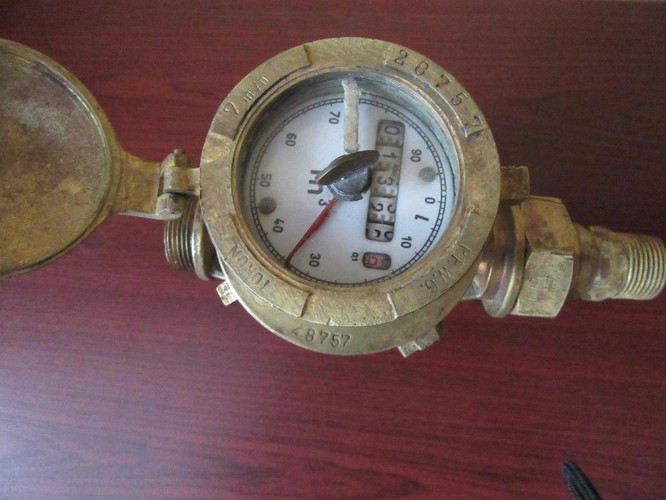 Zabytkowy polski WODOMIERZ PFWG Toruń lata 1930-te