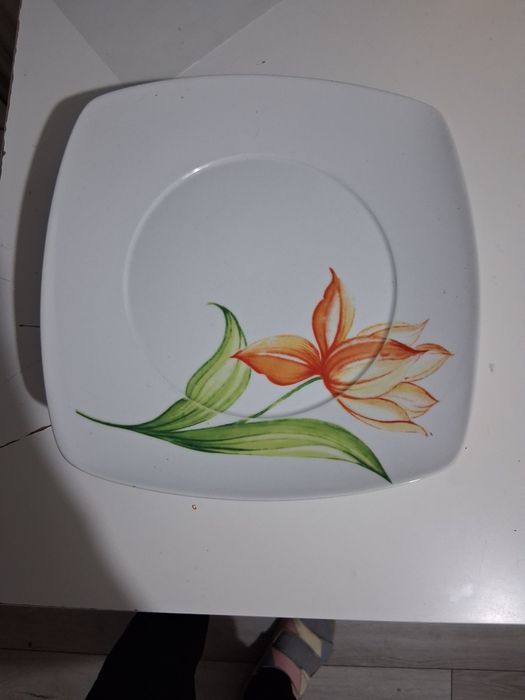6 dużych talerzy ,