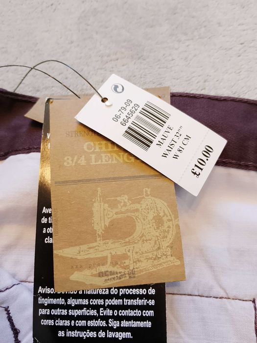 Nowe spodenki szorty 3/4 Primark Denim roz W32" S/M