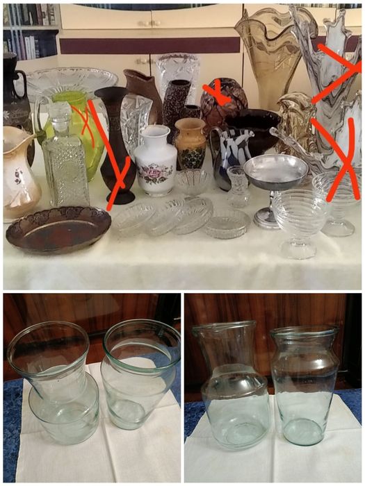 Ретро блюда, вазы, кувшины, хрусталь