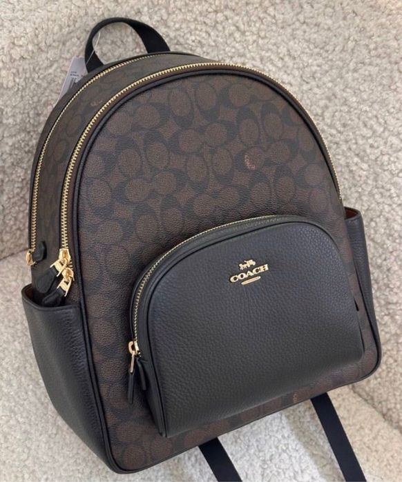 Рюкзак шкіряний Coach Court Backpack